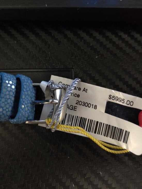 Millage Swiss Quartz Ladies Watch Stingray Band - New Battery Retail: $5995